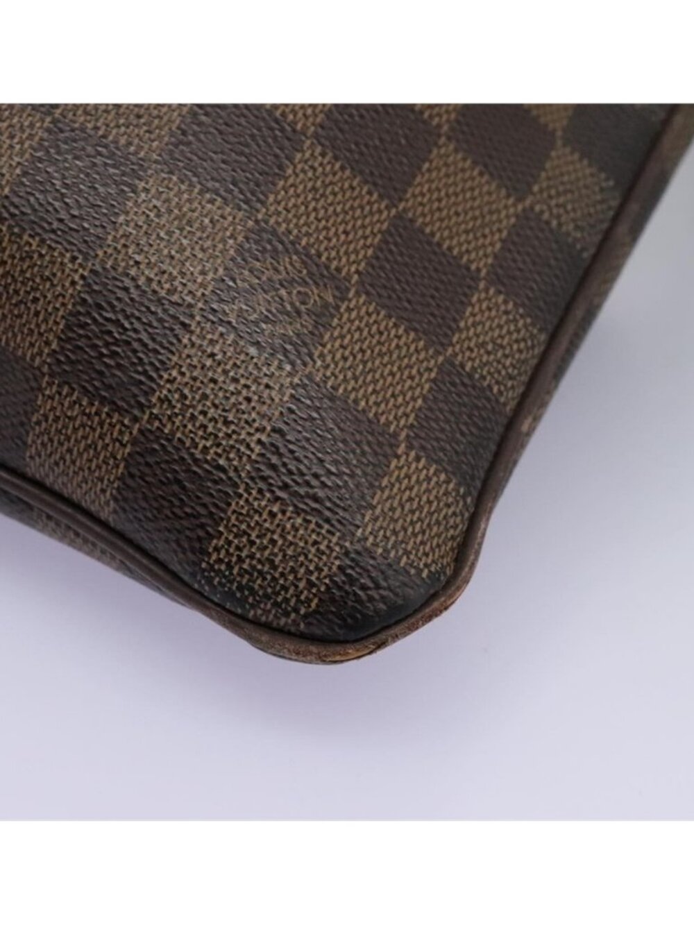 Authentic LOUIS VUITTON Damier Ebene Pochette Merwiel Shoulder Bag N51127 LV - Picture 6 of 16